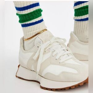 New Balance 327 retro sneaker in sea salt rain cloud M 8.5/W 10